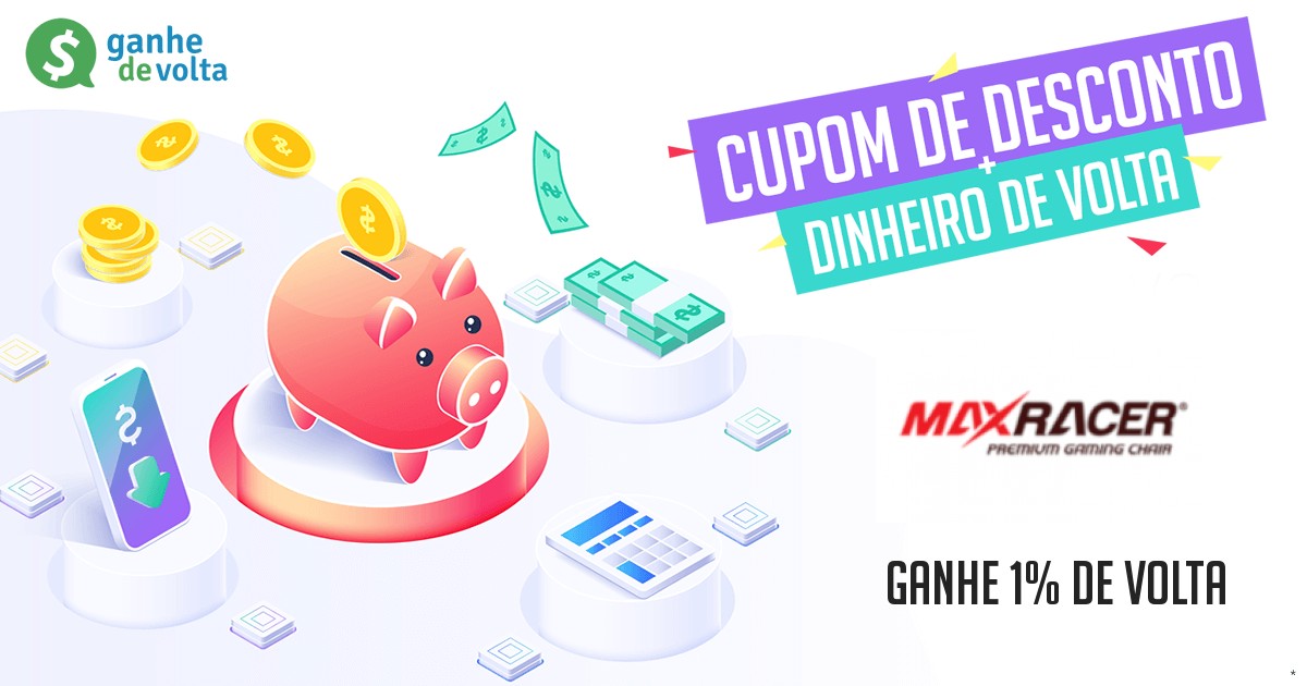 Max Racer: Ganhe descontos + 1% de cashback - Ganhe de Volta